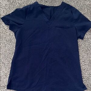 Mandala scrub top navy